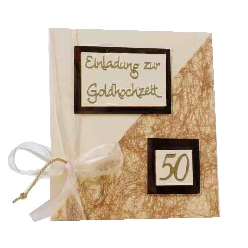 einladungskarte goldene hochzeit