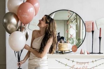 Designstil Partydeko Geburtstag Rosé Blush