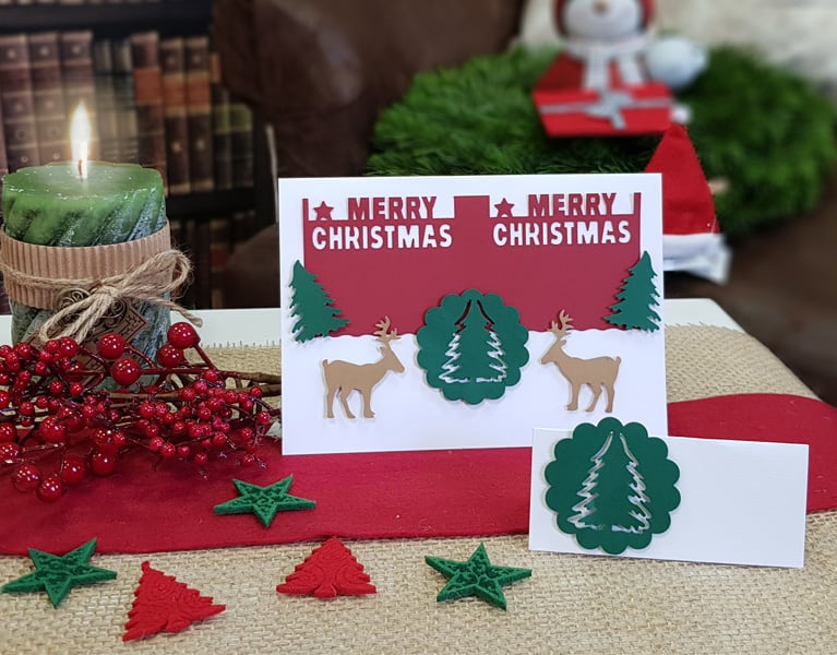 Weihnachtskarten selbst basteln