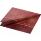 Duni Zelltuch Servietten Rhombus Bordeaux, 33 x 33 cm.