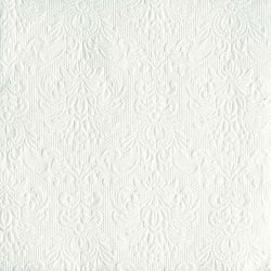 15er Pack Servietten Elegance in Weiß, 33 x 33 cm