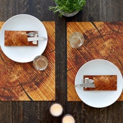 Duni Bestecktasche Sacchetto Wood mit Serviette in Weiß, 8,5 x 19 cm Duni Bestecktasche Sacchetto Wood mit Serviette in Weiß, 8,5 x 19 cm