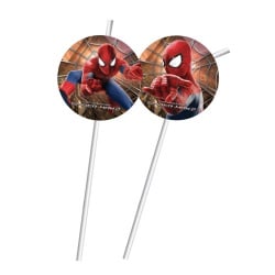 6er Pack Trinkhalme Spiderman 2