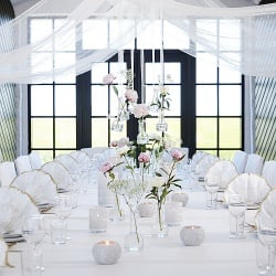 Duni Zelltuch Servietten Royal White, 33 x 33 cm Duni Serie Royal White.