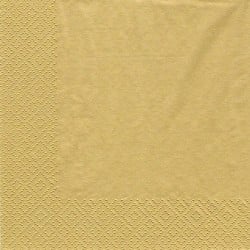 20er Pack Servietten in Gold, 33 x 33 cm