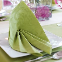 Duni Elegance Lily Servietten in 9 Farben, 40 x 40 cm Servietten Duni Elegance Lily in Herbal Green, 40 x 40 cm