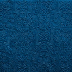 15er Pack Servietten Elegance in Blau, 33 x 33 cm