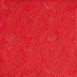 15er Pack Servietten Elegance in Rot, 33 x 33 cm