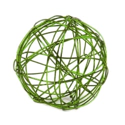 Drahtkugel in Hellgrün oder Dunkelgrün Drahtkugel in Hellgrün oder Dunkelgrün