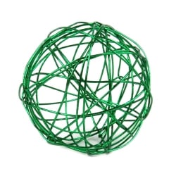 Drahtkugel in Hellgrün oder Dunkelgrün Drahtkugel in Hellgrün oder Dunkelgrün