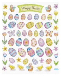 Sticker Ostern Motiv Ostereier