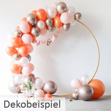 Buchstabengirlande - Mrs & Mr - in Roségold, Hochzeit, 1 m Buchstabengirlande - Mrs & Mr - in Rosegold, Hochzeit, 1 m.