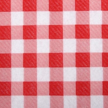 4,9 Meter Airlaid Papier Tischläufer Karo in Rot, 40 cm airlaid-karo-rot-weiss-detail