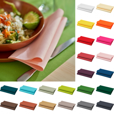 60er Pack Duni Bio Dunisoft Servietten, 40 x 40 cm in 20 Farben 60er Pack Duni Bio Dunisoft Servietten, 40 x 40 cm in 20 Farben