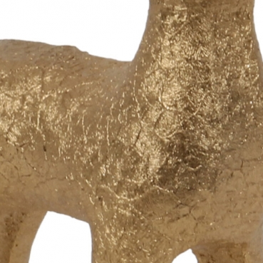 Metall Hirsch, abstrakt, in Gold matt, Weihnachten, 14,5 cm Nahaufnahme von dem Metall Hirsch, abstrakt, in Gold matt, Weihnachten, 14,5 cm.