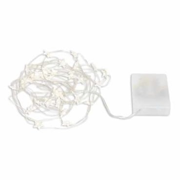 Duni LED Lichterkette Loop Star mit 33 Stern-Lämpchen für Innenräume, 5 Meter