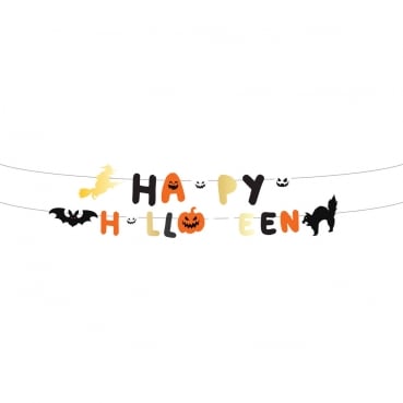 1,5 Meter Partykette Happy Halloween