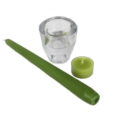 Duni Glas Kerzenhalter 2 in 1 für Spitzkerzen, Leuchterkerzen und Teelichter Duni Glas Kerzenhalter 2 in 1 für Spitzkerzen, Leuchterkerzen und Teelichter.