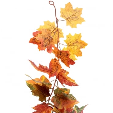 1,55 Meter Ahornblätter Girlande, 10 cm 1,55 Meter Ahornblätter Girlande, 10 cm