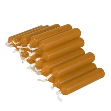 24 Pyramiden Kerzen für kleine Pyramiden, in Honiggelb, 70 x 14 mm 24 Pyramiden Kerzen für kleine Pyramiden, in Honig, 70 x 14 mm.