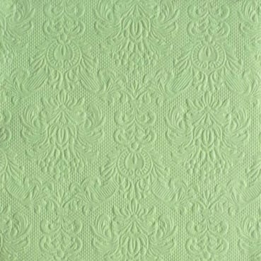 15er Pack Servietten Elegance in Pastellgrün, 33 x 33 cm