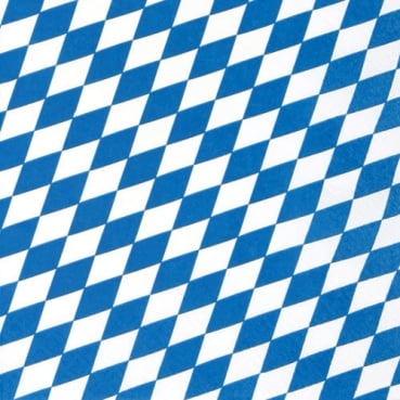 20er Pack Servietten Bayrische Raute, Bierfest, 33 x 33 cm 20er Pack Servietten Bayrische Raute, Bierfest, 33 x 33 cm