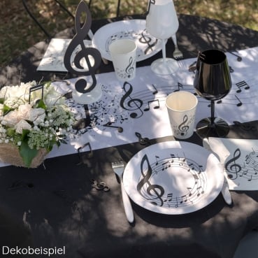 Vlies Tischdecke, rund, strapazierfähig, in Schwarz, 180 cm Vlies Tischdecke, rund, strapazierfähig, in Schwarz, 180 cm.