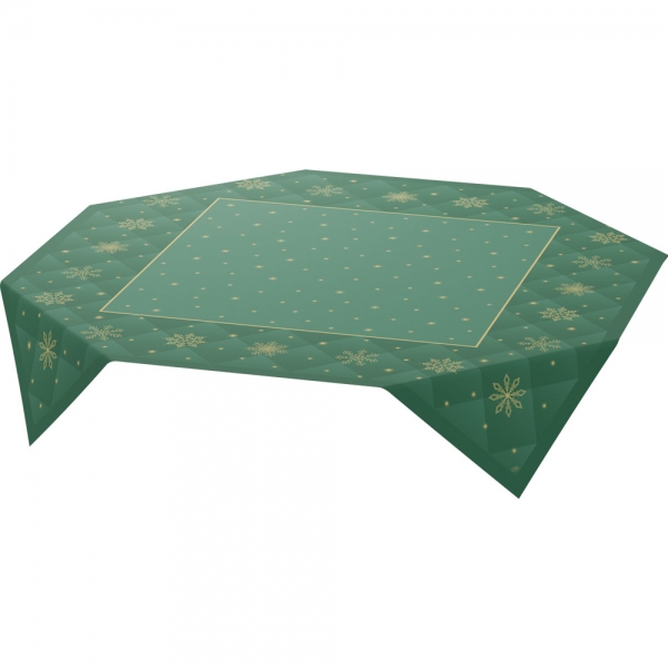 Bio Dunicel® Mitteldecken Rhombus Green.