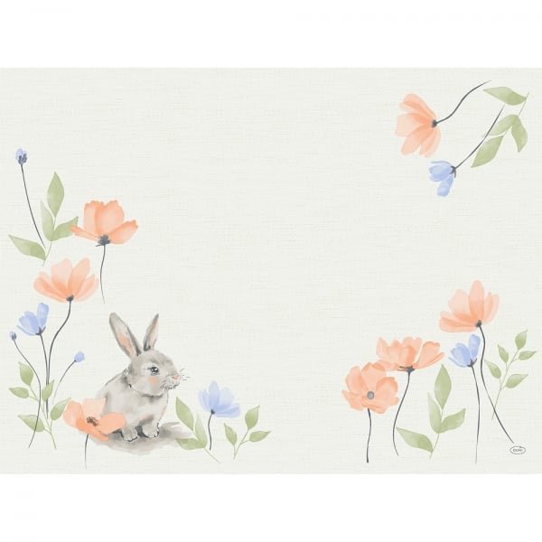 Bio Dunicel® Tischsets Bunny Bloom, 30 x 40 cm.