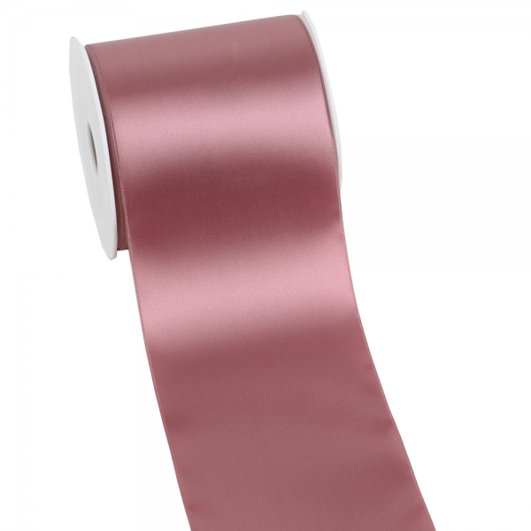 25 Meter Satin Tischband in Taupe, 10 cm.